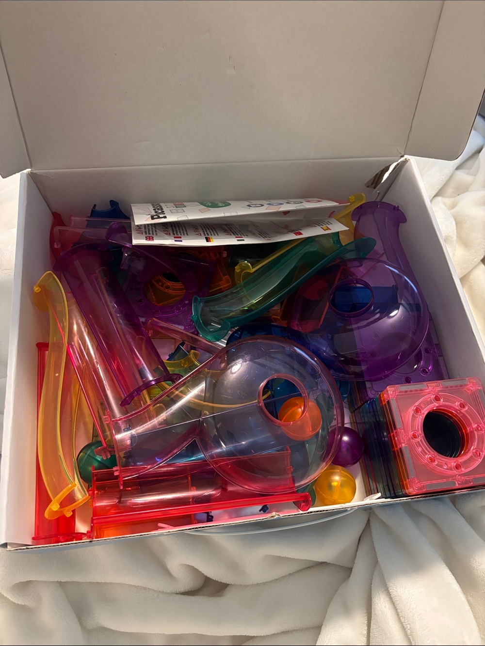 Magnetic Marble Run Set - Colorful Fun STEM learning!! - Picture 12 of 13